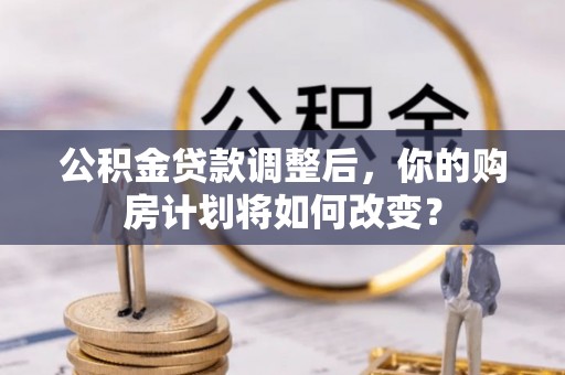 洛扎公积金贷款调整后，你的购房计划将如何改变？