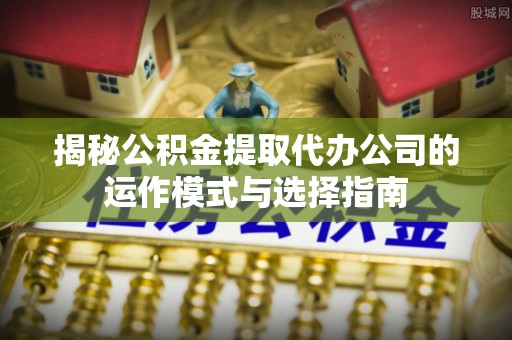 洛扎揭秘公积金提取代办公司的运作模式与选择指南