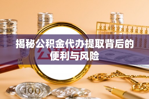 洛扎揭秘公积金代办提取背后的便利与风险