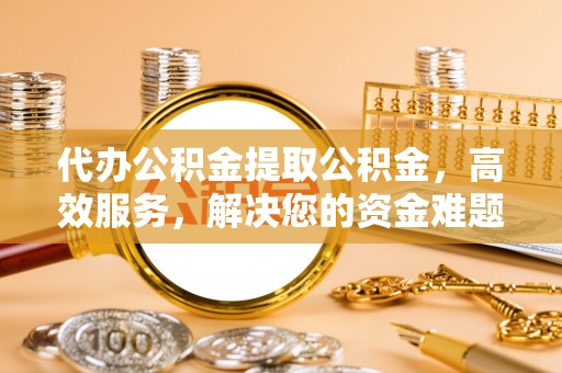 洛扎代办公积金提取公积金，高效服务，解决您的资金难题