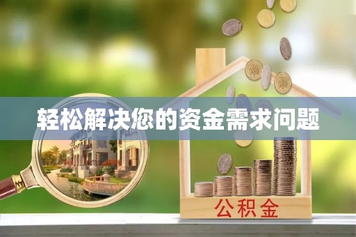洛扎轻松解决您的资金需求问题