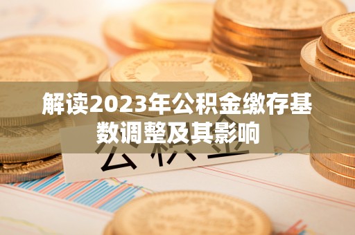 洛扎解读2023年公积金缴存基数调整及其影响