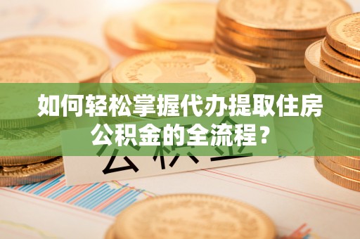 洛扎如何轻松掌握代办提取住房公积金的全流程？