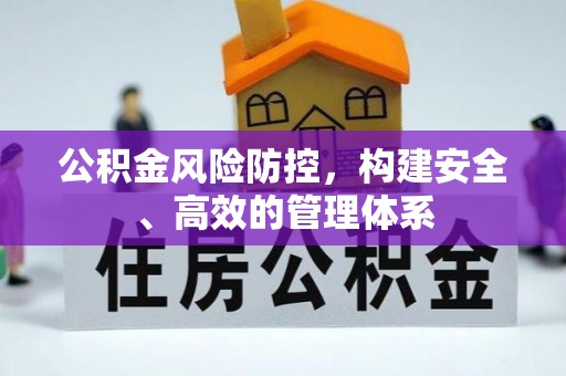 洛扎公积金风险防控，构建安全、高效的管理体系