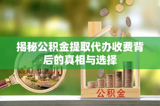 洛扎揭秘公积金提取代办收费背后的真相与选择