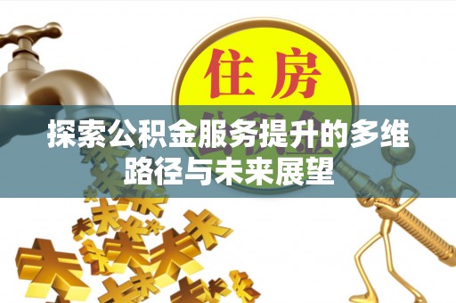 洛扎探索公积金服务提升的多维路径与未来展望