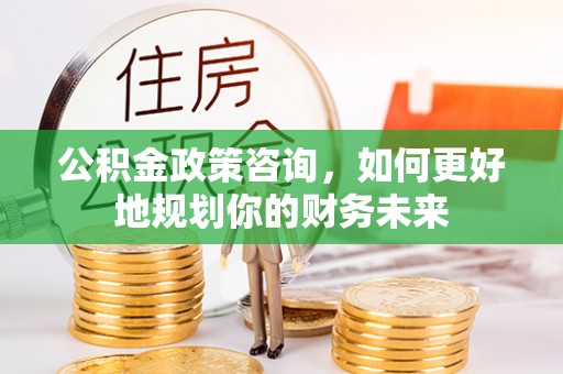 洛扎公积金政策咨询，如何更好地规划你的财务未来