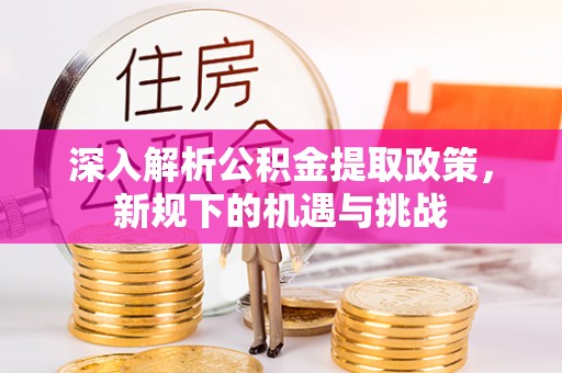 洛扎深入解析公积金提取政策，新规下的机遇与挑战