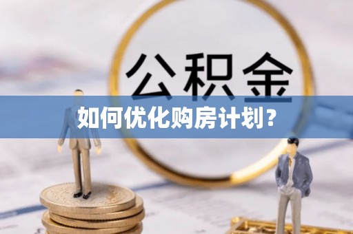 洛扎如何优化购房计划？
