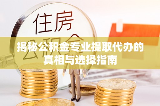 洛扎揭秘公积金专业提取代办的真相与选择指南