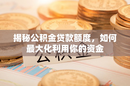 洛扎揭秘公积金贷款额度，如何最大化利用你的资金