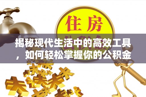 洛扎揭秘现代生活中的高效工具，如何轻松掌握你的公积金查询方式