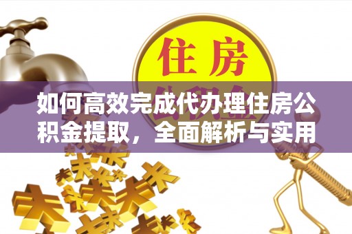 洛扎如何高效完成代办理住房公积金提取，全面解析与实用技巧
