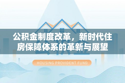 洛扎公积金制度改革，新时代住房保障体系的革新与展望