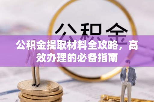 洛扎公积金提取材料全攻略，高效办理的必备指南