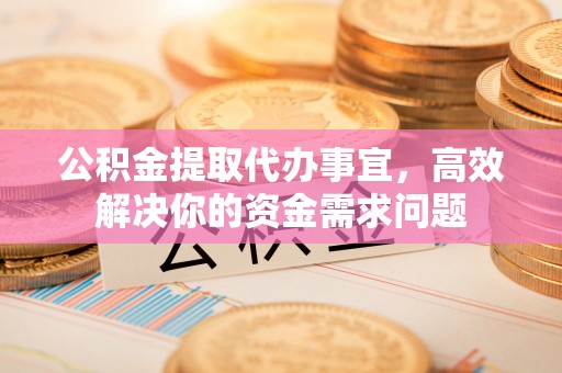洛扎公积金提取代办事宜，高效解决你的资金需求问题