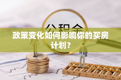 洛扎政策变化如何影响你的买房计划？