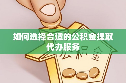 洛扎如何选择合适的公积金提取代办服务