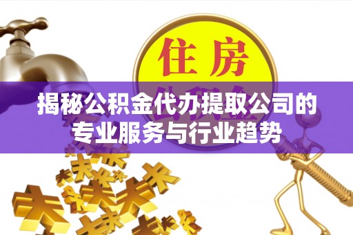 洛扎揭秘公积金代办提取公司的专业服务与行业趋势
